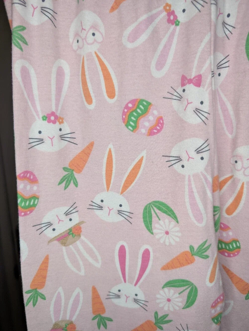 Place Big Girls Size 14 Pink Cotton Easter Bunny Pajama Pants